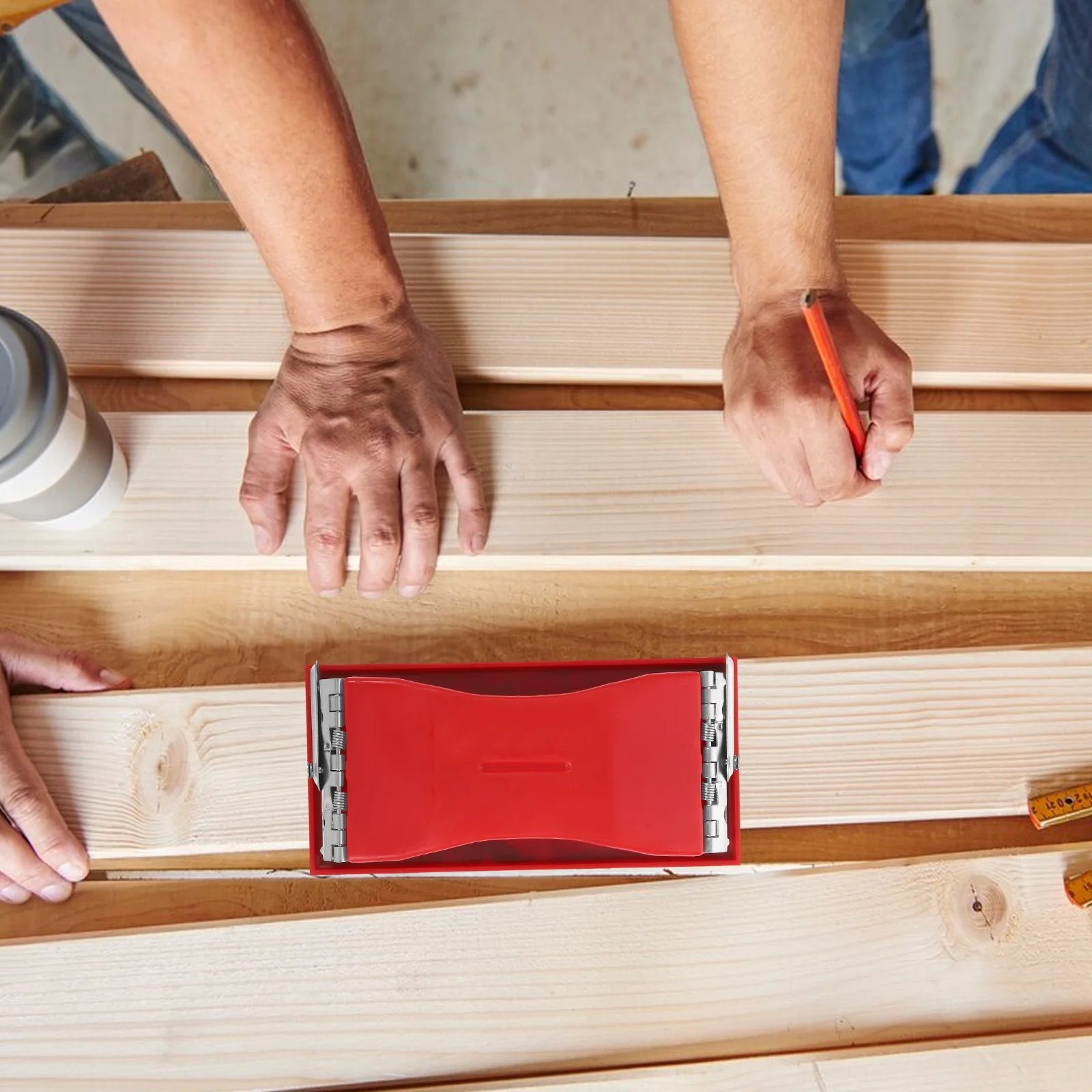 

Sandpaper Holder Drywall Hand Sander Woodworking Sanding Rack Manual Fixing Tool Lightweight Versatile Efficient