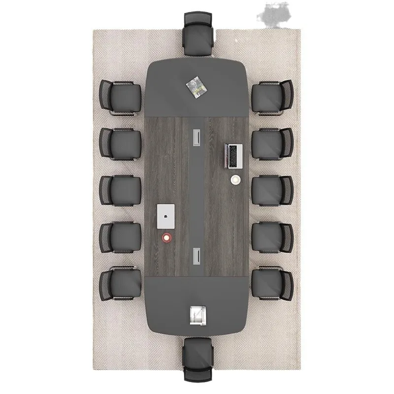 

Conference table Long table Simple modern strip Conference room Training negotiation Office Office portfolio