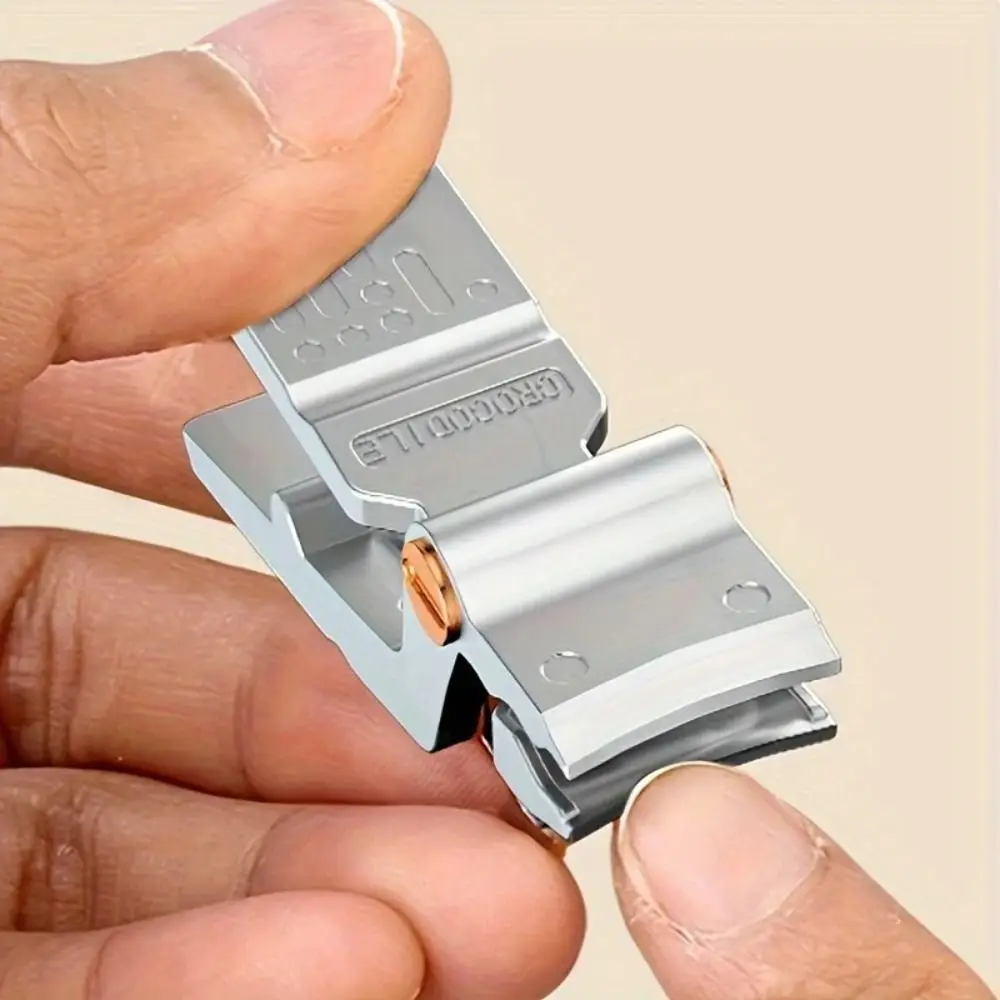 

Портативный маникюрный нож из нержавеющей стали, широкие челюсти, защита от брызг, кусачки для ногтей, прочные инструменты для педикюра, уход за ногтями