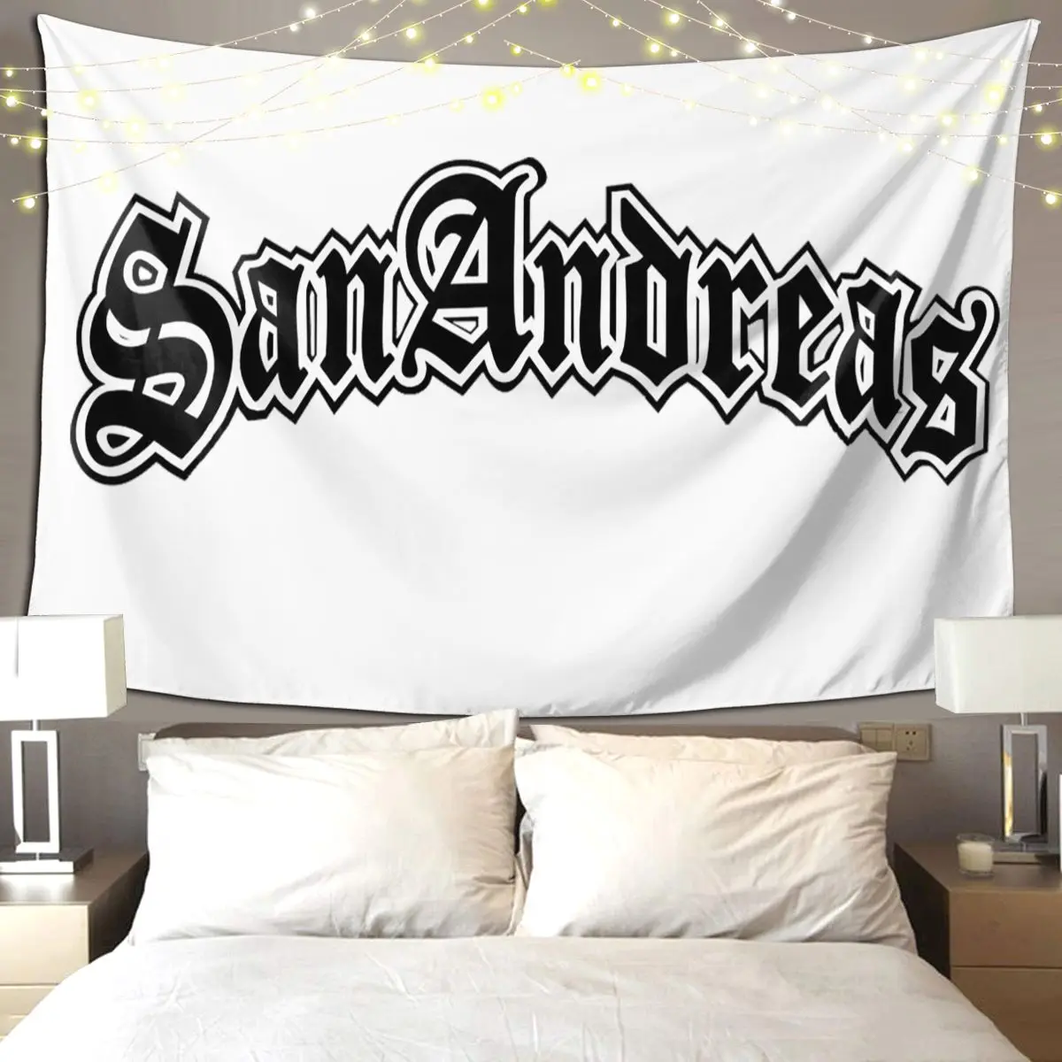 Sherm Head GTA San Andreas Logo نسيج مضحك الجدار الشنق ديكور المنزل الجمالي المفروشات لغرفة المعيشة غرفة نوم غرفة النوم #1