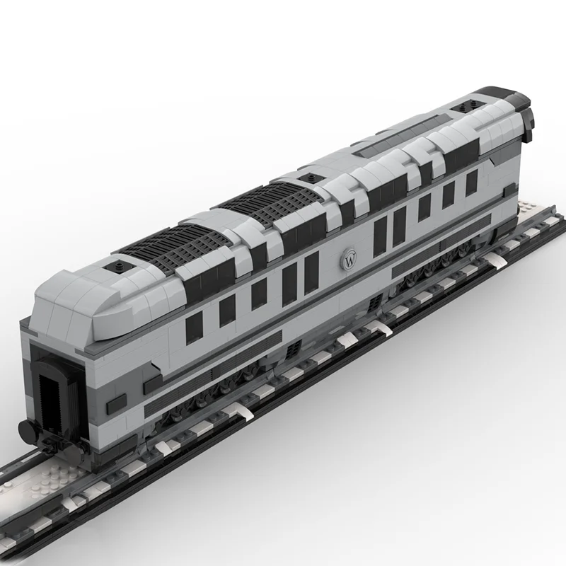 قطار السكك الحديدية Moc اللبنات سنو ثقب الدرجة الأولى مدرب نوع B نموذج التكنولوجيا الطوب لتقوم بها بنفسك تجميع عطلة اللعب الهدايا #2