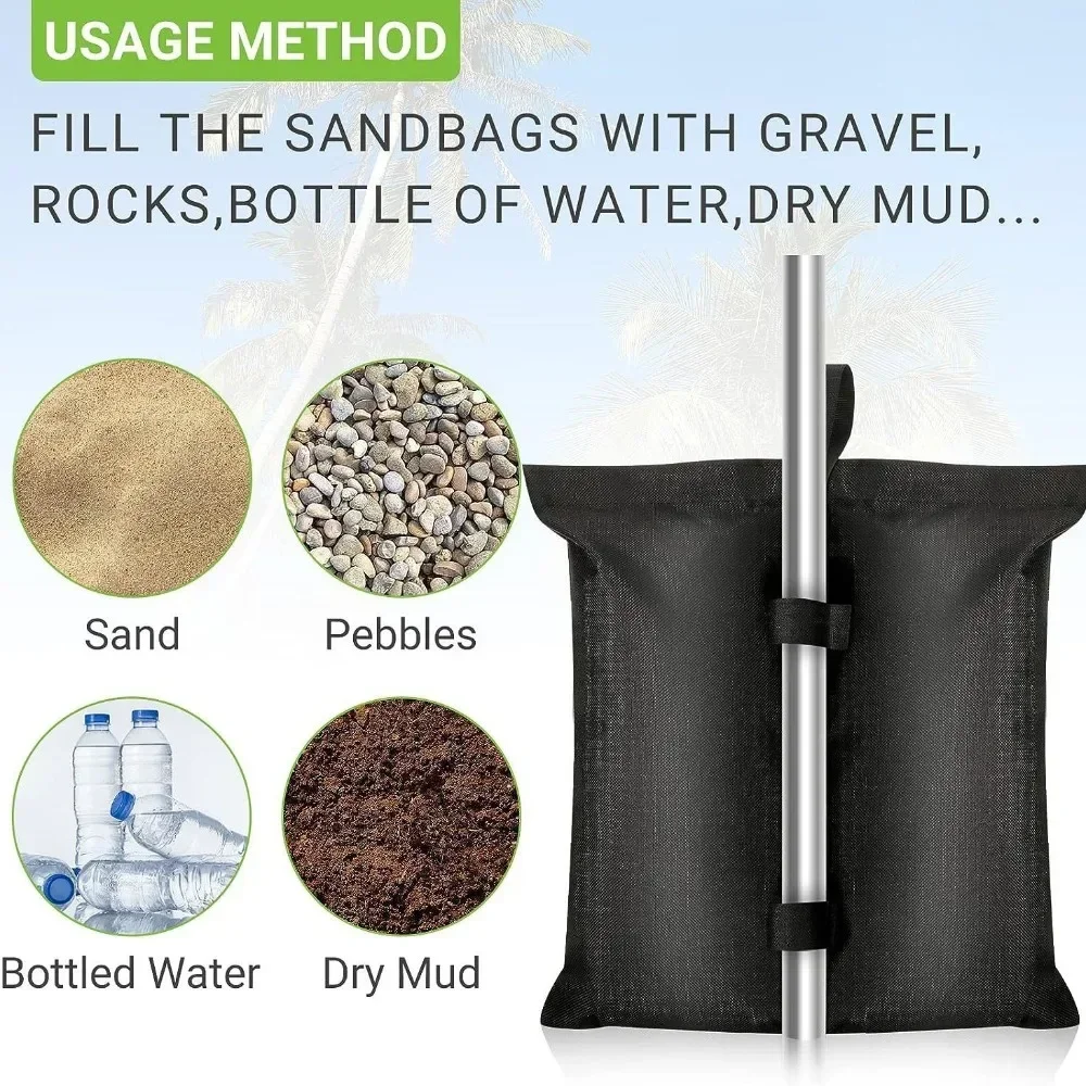 Camping Equipment Garden Gazebo Foot Leg Feet Weights Sand Bag Marquee Waterproof Tent Set Outdoor Accessories Tent Accessories view 2