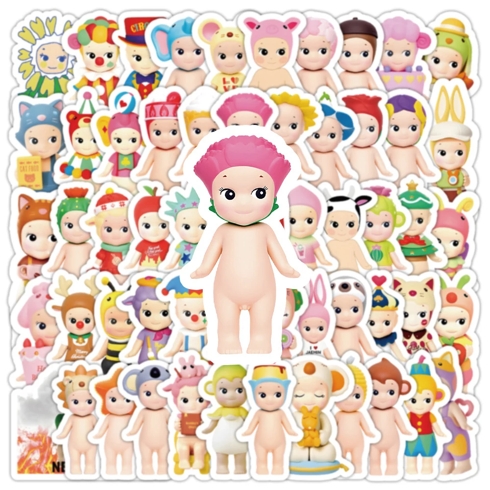 10/30/50/100pcs Character Goods Sonny Angle Cartoon Stickers Decals Toys DIY Phone Laptop Kawaii Cartoon Stickers Kids DIY Gifts