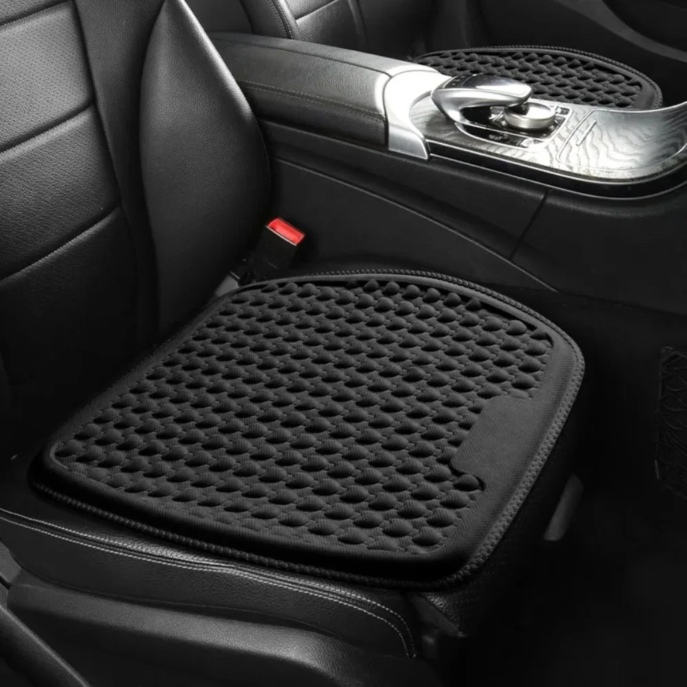 Car seat cushion space suspension seat type condensation breathable ice honeycomb gel seat cushion waist rest