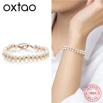 नेचुरल फ्रेशवाटर पर्ल फैशन ब्रेसलेट लेडीज़ डबल लेयर एलिगेंट ब्रेसलेट 14K गोल्ड प्लेटेड महिलाओं के लिए वेडिंग ज्वेलरी 8 best sales 14k सोने का कंगन - №2