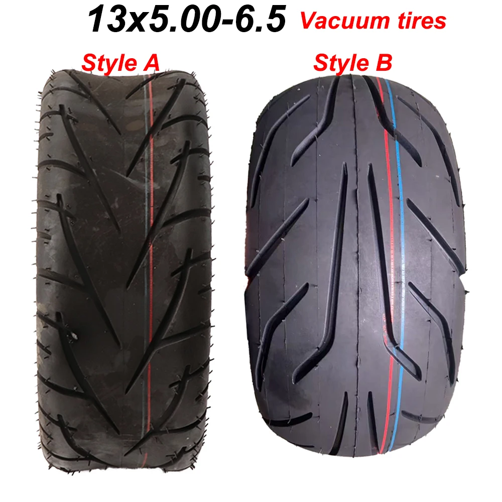 

13x5.00-6.5 Vacuum Tyres 13 Inch Tubeless Tires 13*5.00-6.5 Outer Tire for Go Karts Electric Scooter Motorcycle Accessories