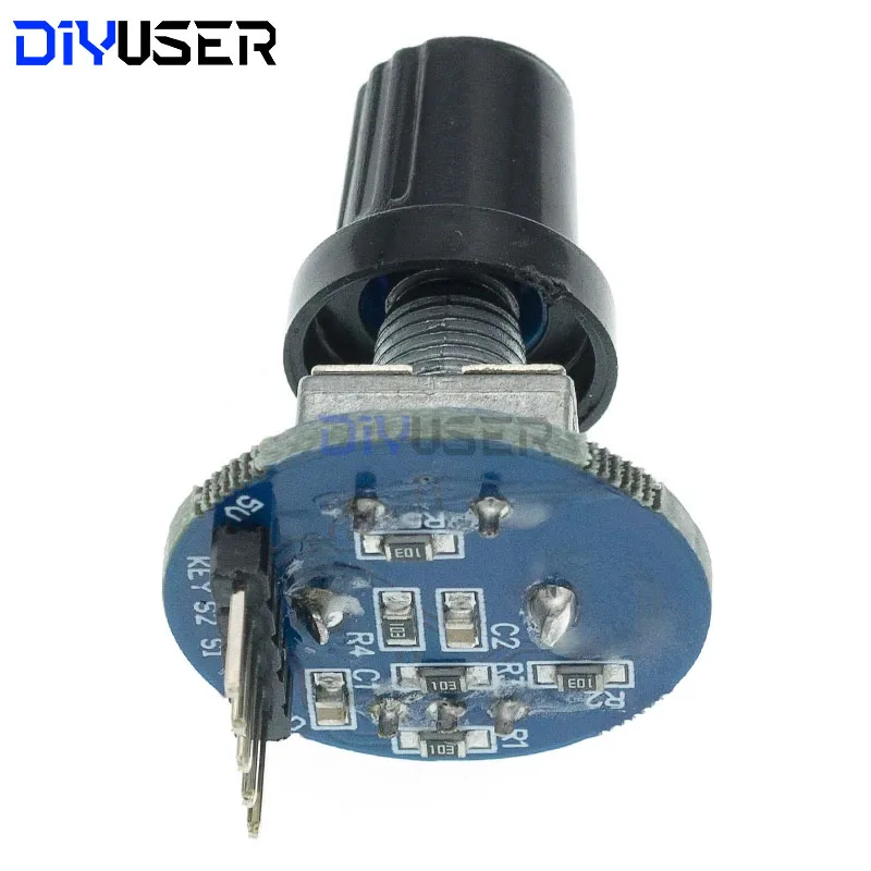 Picture 4: DIYUSER Rotary Encoder Module for Arduino Brick Sensor Development Round Audio Rotating Potentiometer Knob Cap EC11