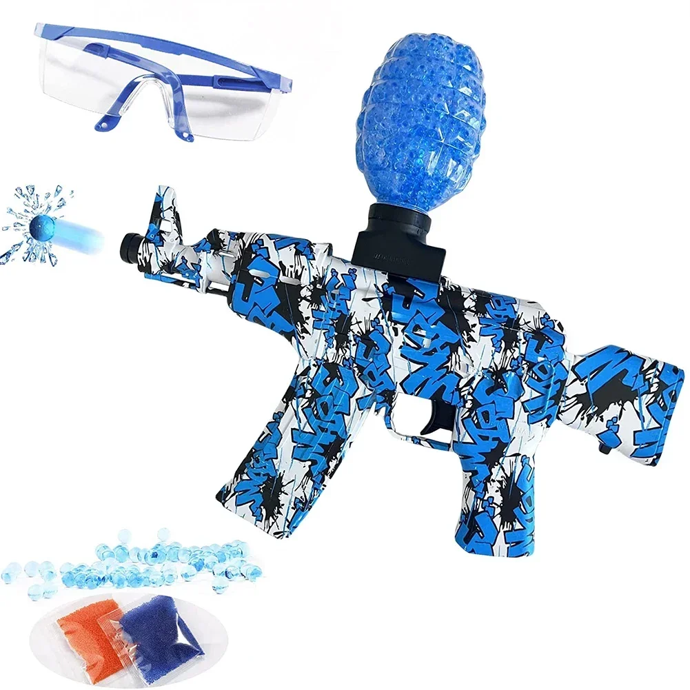 AK47 Elektrische Splatter Gel Bal met 20.000 Blaster Waterkralen voor Outdoor Activiteiten Schieten Team Spel Speelgoed Cadeaus voor Tieners