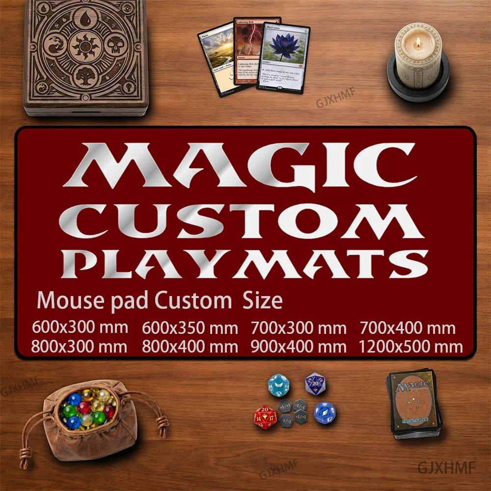 Custom MTG Playmat Mouse Pad The Gathering Large TCG Mat Commander Zones Card Game Personalized Tabletop Gaming Gift MTG Players
