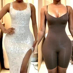 AfruliA Seamless Body Shaper Women Bodysuit Underwear Tummy Control Shapewear Slimming Waist Trainer Bodyshaper Jumpsuit Briefer