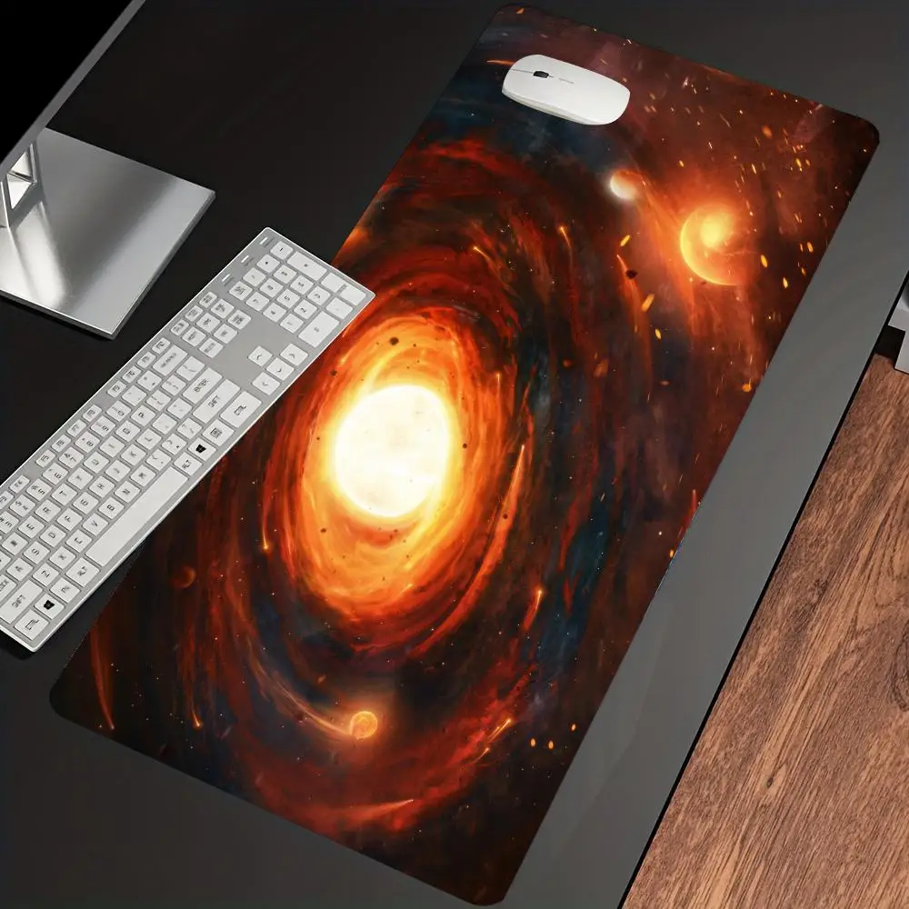 

Galactic Starcool Starryplanet Design Mouse Pad Desk Mouse Cute HD Desk Pad Extended Gaming Keyboard Mats Large Gamer Mousepad
