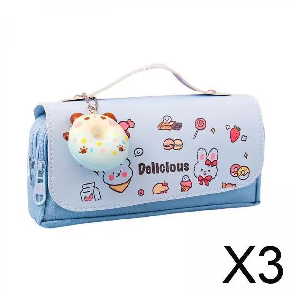 

Портативный чехол для ручек-органайзер, держатель для карандашей большой емкости, сумка из ткани Оксфорд для студентов и художников