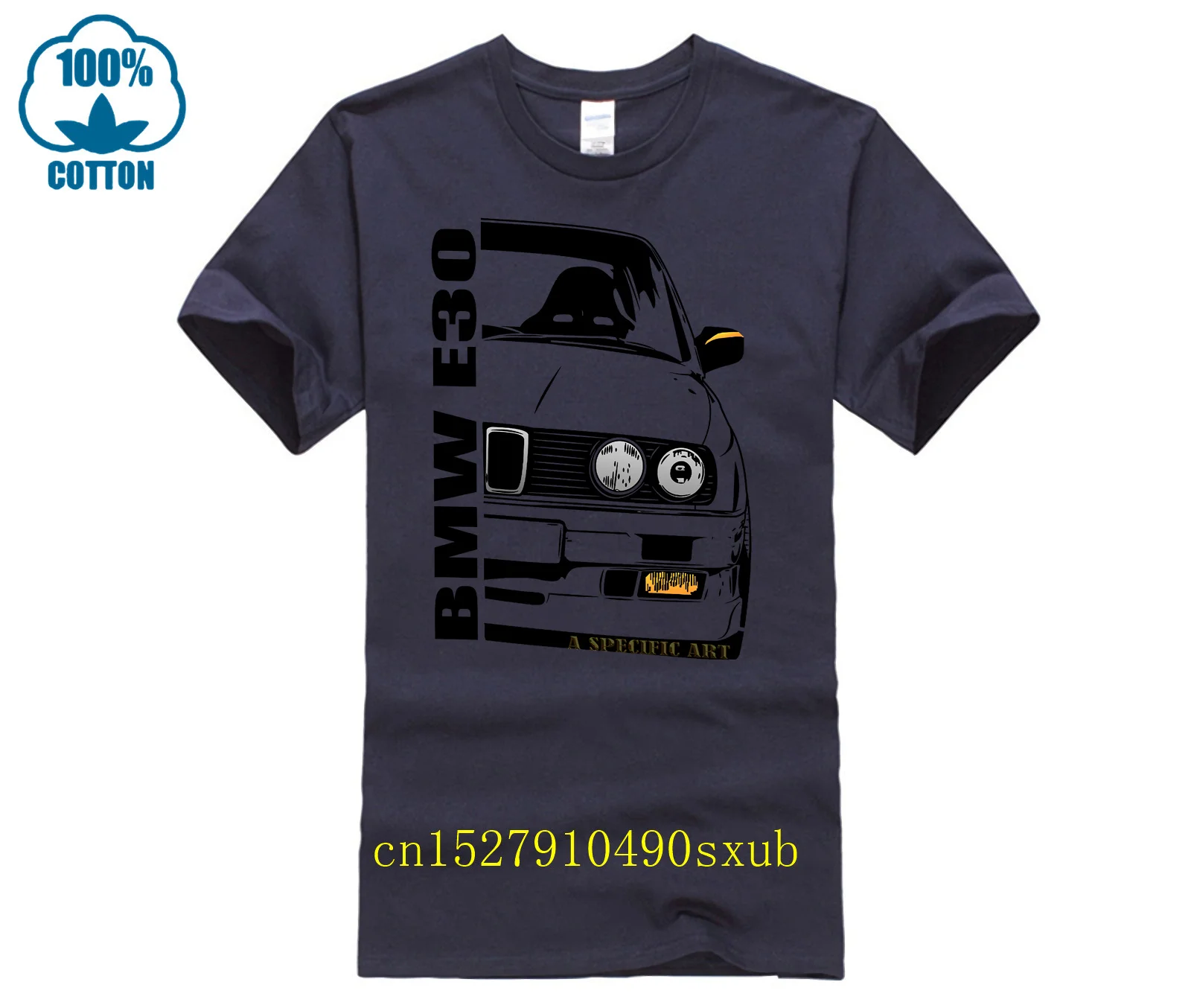 FAN E30 HALF SHAPE Bavarian FINE ART GRAPHIC DESIGN HIGH QUALITY T Shirt