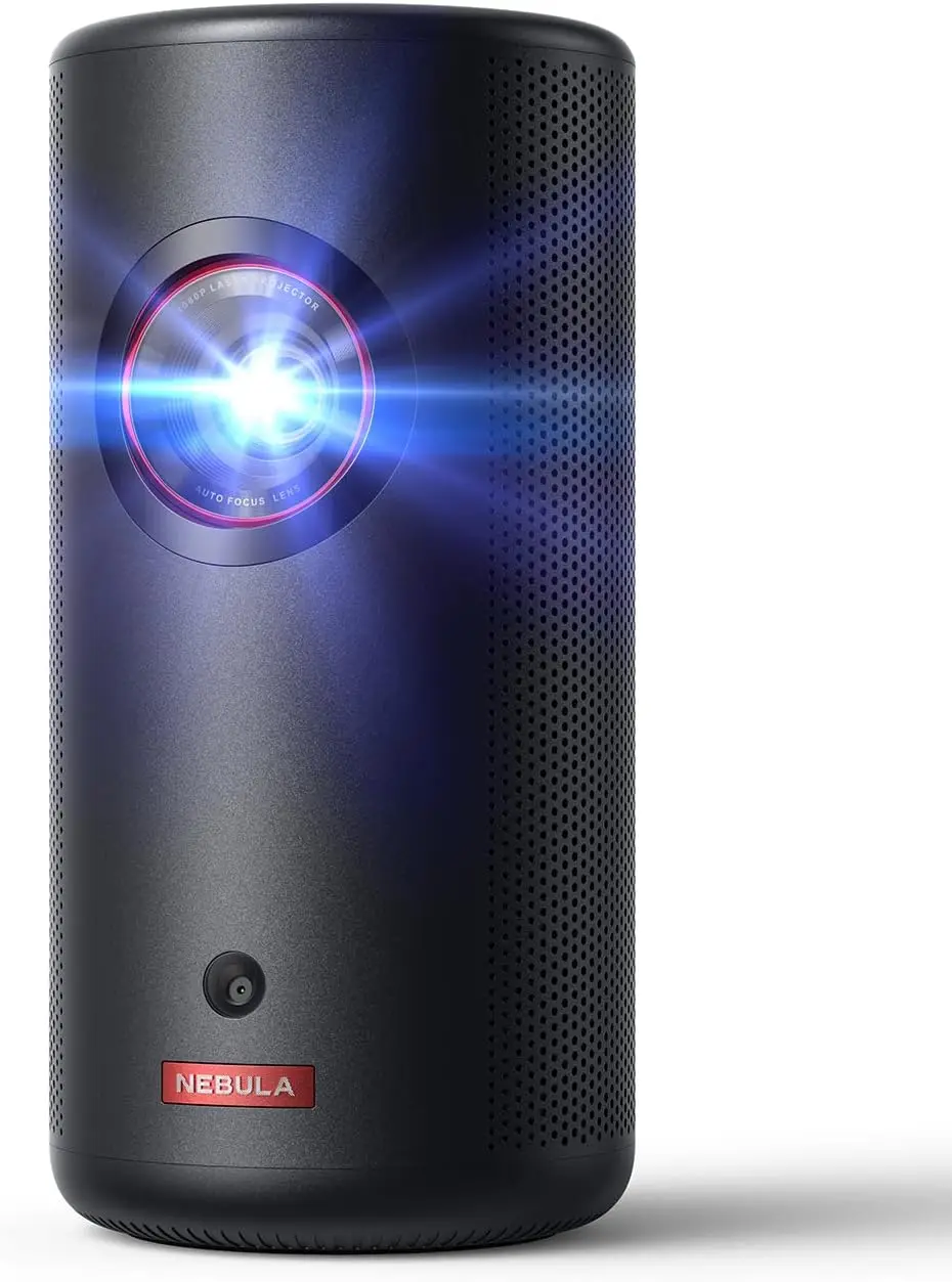 NEBULA by Anker Capsule 3 Laser 1080p, Mini Smart TV Projector with wifi and bluetooth, Outdoor Portable Projector