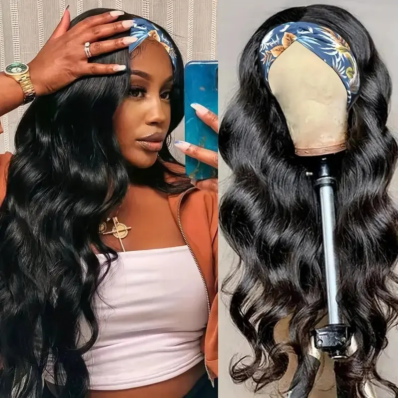 Perruque Lace Front Wig Body Wave sans colle pour femme, cheveux humains pré-épilés, noir naturel, 13x4 HD, 38 pouces, 13x6, densité 180