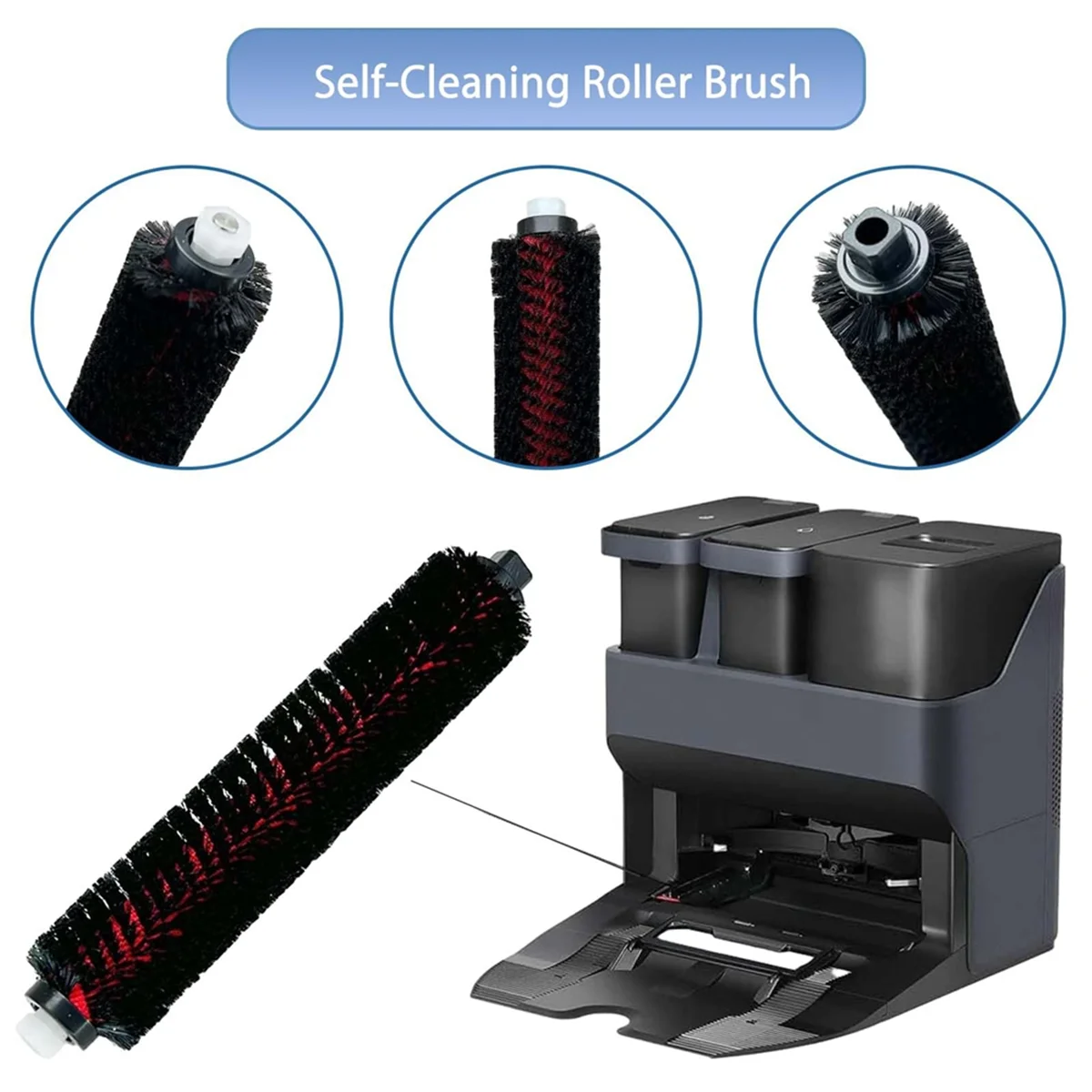 For S7 Maxv Ultra S7 Pro Ultra High-Speed Cleaning Brush Washable for Mop Washing and Dock Self-Cleaning