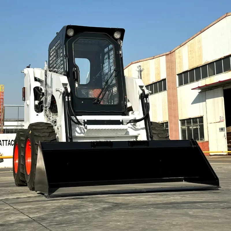 Custom 900kg New/Used Mini Skid Steer Loader Multifunctional Crawler Small Loader Hydraulic Diesel Slip Loader With Attachments