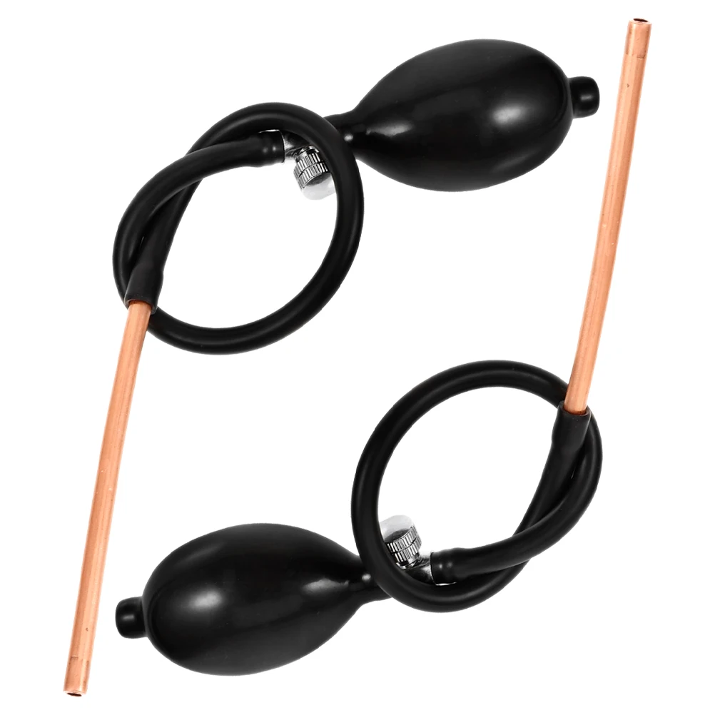 

2PCS Sugar Blowing Tool Candy Pumps Plastic Extended Copper Tube Baking Fondant Shaping Manual Blow