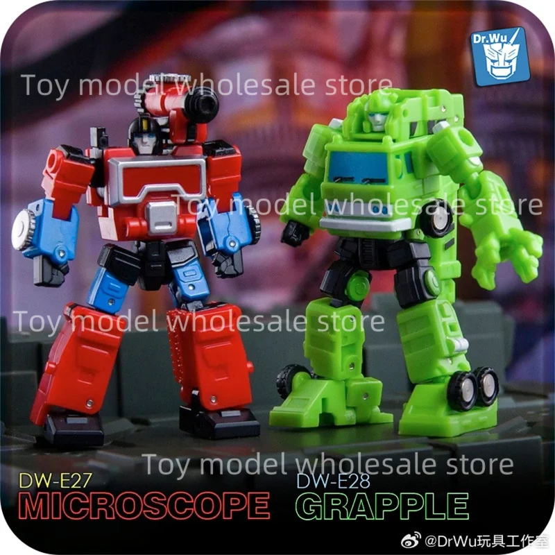 [متوفر] شخصية متحولة Dr.Wu DW-E25 DW-E26 DW-E27 DW-E28 باللون الأسود والأخضر مع صندوق