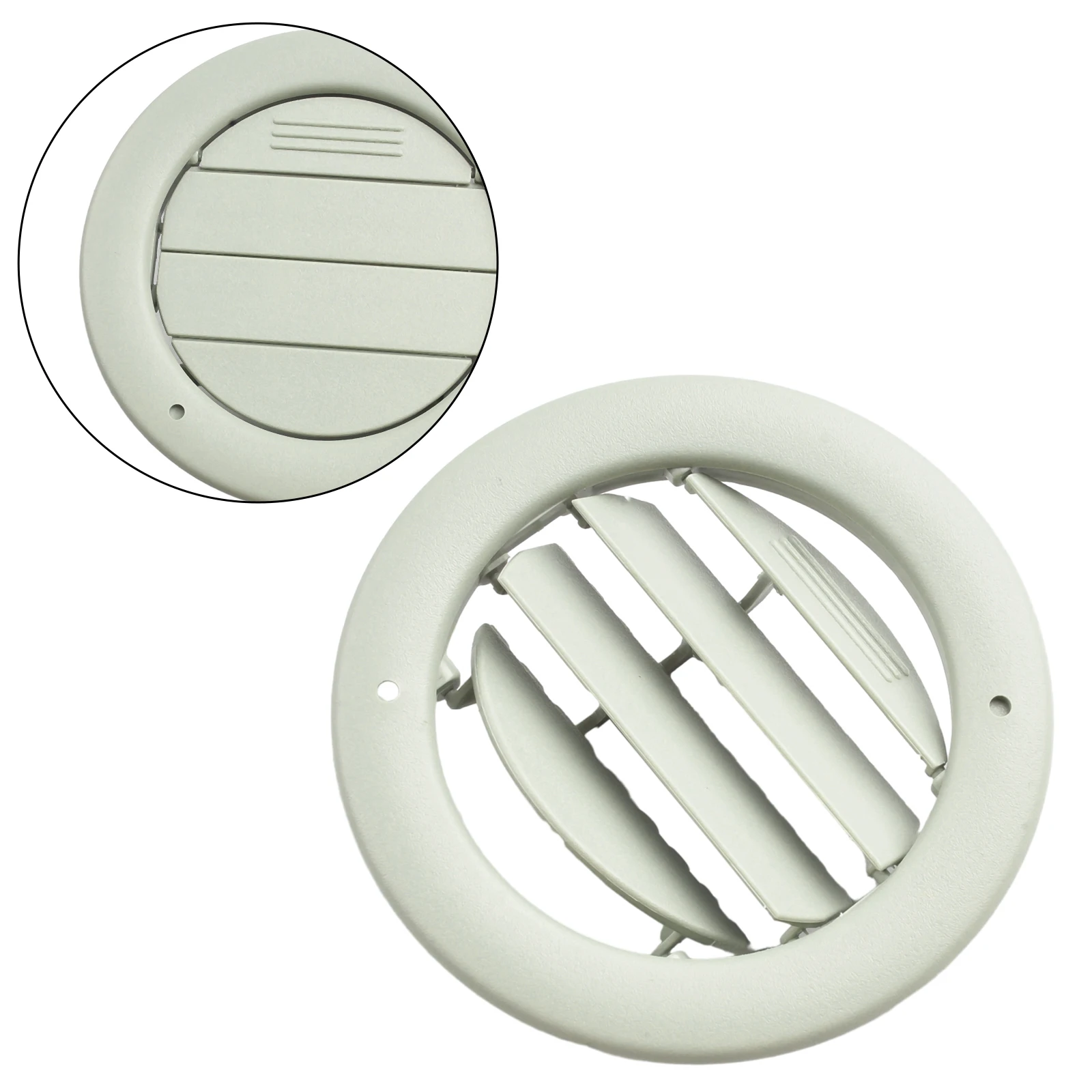Round AC Air Vent Grille Cover For Ford For Expedition For Navigator Headliner Ceiling Roof AC Heat Air Vent Outlet Exhaust