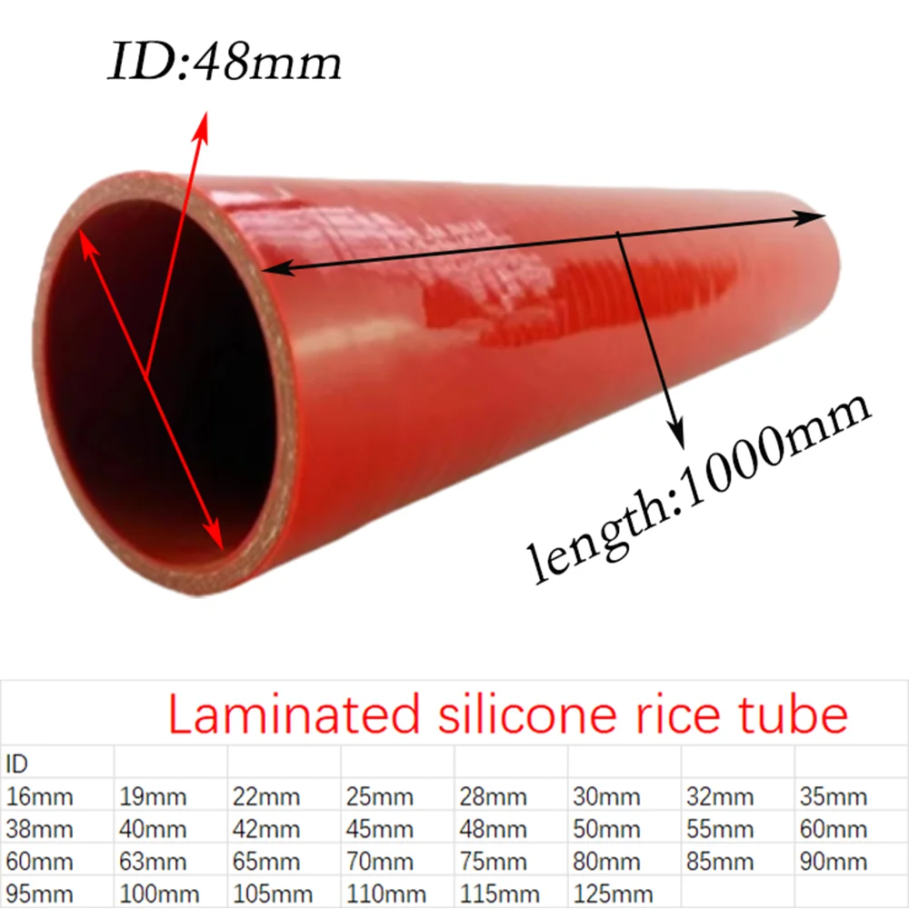 One 1000mm straight pipe with high temperature and high pressure resistance, diameter, length, color, and customization support