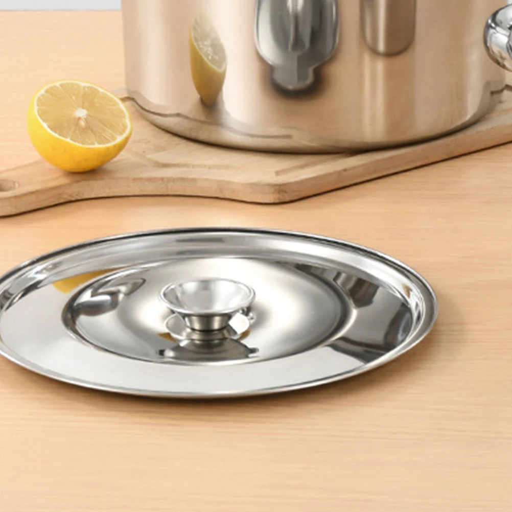 

Stainless Steel Oil Lid 14cm Cylinder Cover Reusable Kitchen Supplies Metal seasoning cooker lid practical