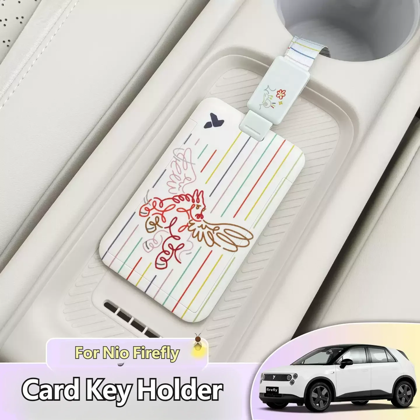 Car Smart NFC Card Key Case Cover Shell Holder Keychain Bag For Nio Firefly Polestar Key Protection Accessories