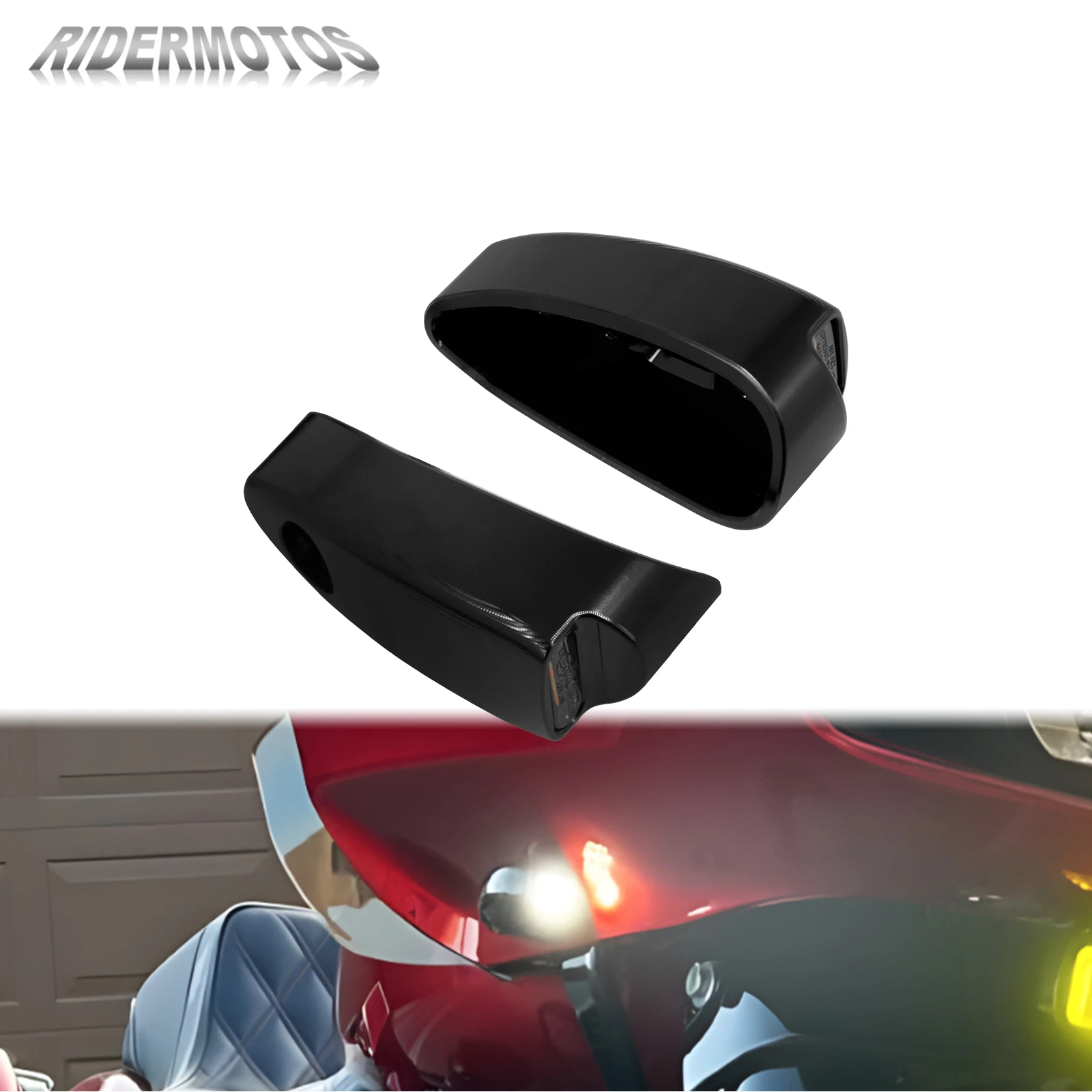 Motorcycle Front Turn Signals Led Lights For Harley Touring Road Glide CVO FLTRT Special FLTRXS 2015-Up Indicator Running Lamps