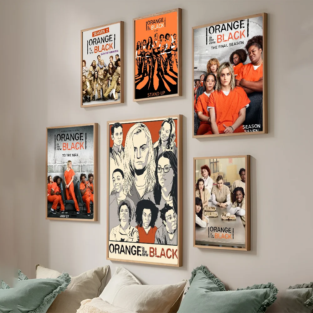 Orange Is The New Black Classic Vintage Posters Vintage Room Bar Cafe Decor Stickers Wall Painting