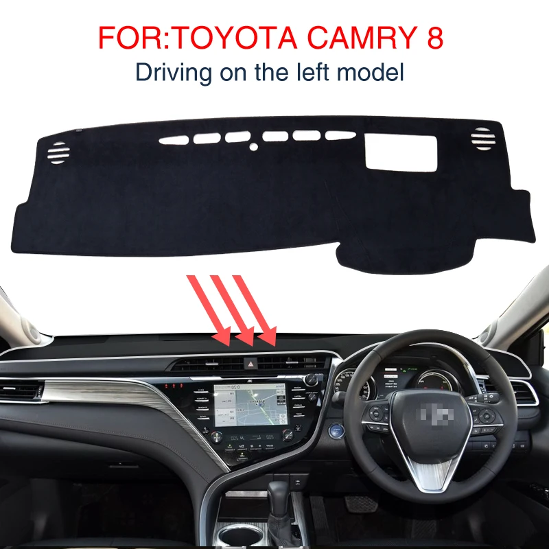 

for Toyota Camry 70 XV70 2018 2019 2020 2021 2022 2023 Car Dashboard Mat Sunshade Protective Carpet Dash Pad Dashmat