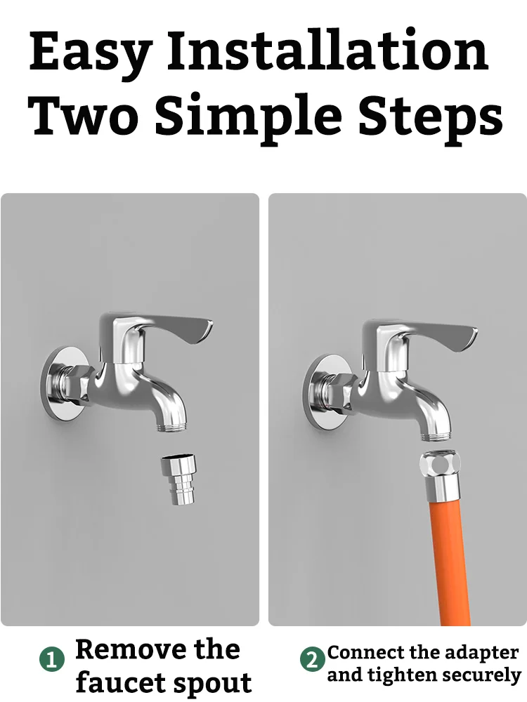 360 °   Extension de robinet rotatif Orange, protection contre les éclaboussures de cuisine, adaptateur pivotant en Silicone, aérateur, connecteur rotatif, tuyau Flexible