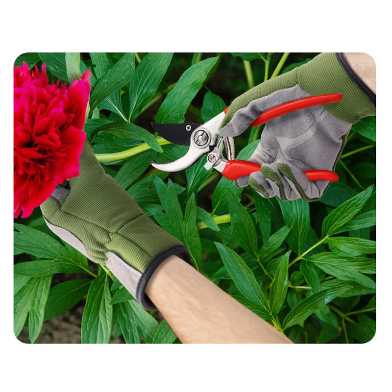 Guantes de jardinería a prueba de poda de rosas, guantes de trabajo para deshierbe, excavación, plantación, rastrillo y poda, Protector de mano de jardinería DIY