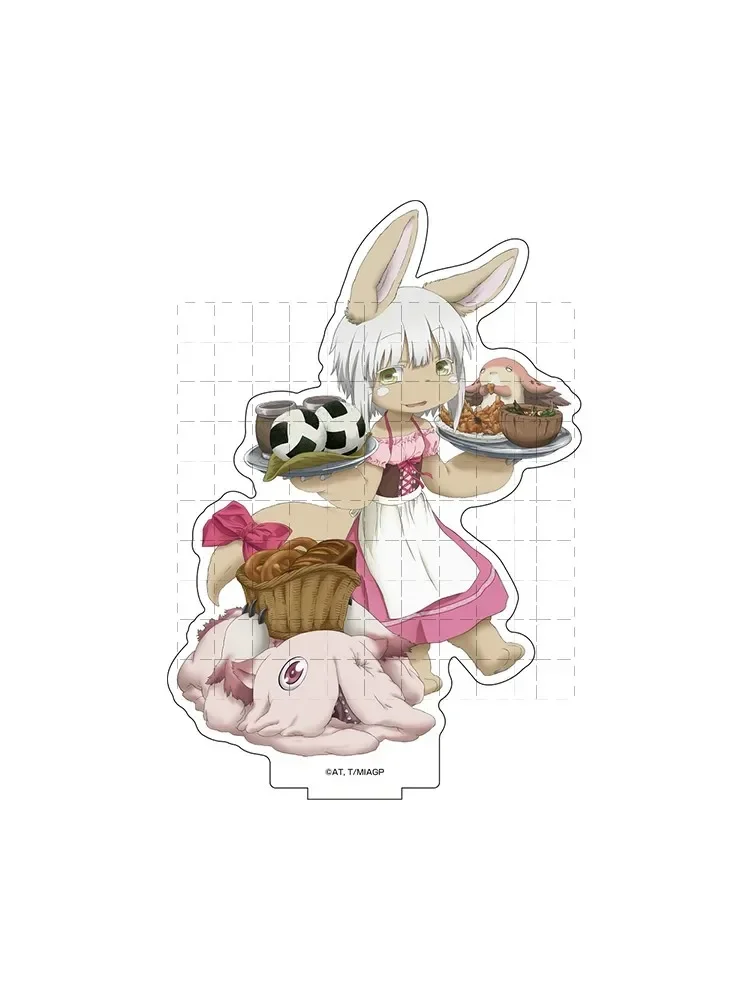 Game Faputa Riko Nanachi Maruruku Marulk Prushka Acrylic Stand Figure Doll Anime Keychain Toy Keyring for Gift