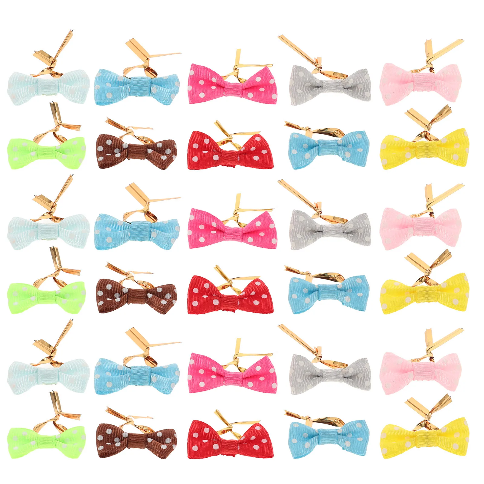 

200Pcs Tie Gold Ribbon Bows Pre-Tied Gift Packing Party Favor Bags Cake Pops Lollipops Sealing Ties Tie Sealing Ties