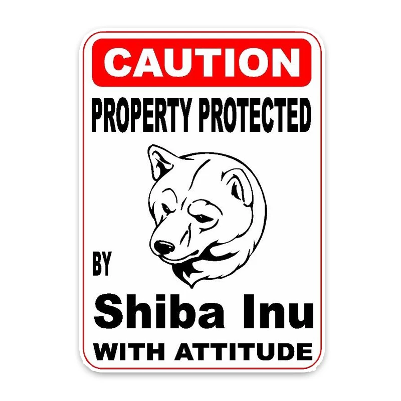 V150# Car Sticker Shiba Inu Waterproof Vinyl Decal Car Accessories Pegatinas Para Coche DIY Car Styling