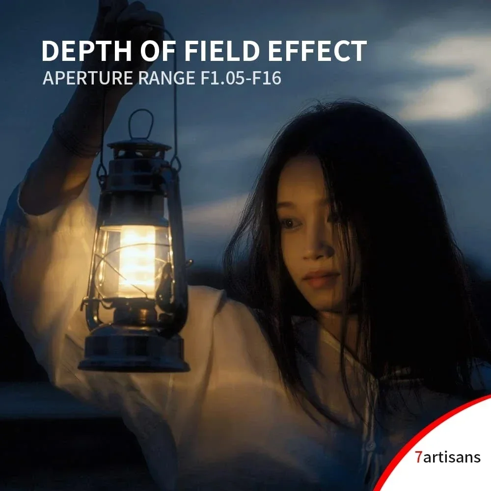 7artisans 50 مللي متر F1.05 كامل الإطار فتحة كبيرة عدسة صورة لسوني E لكانون RF نيكون Z ل Leica L لكاميرا سيجما