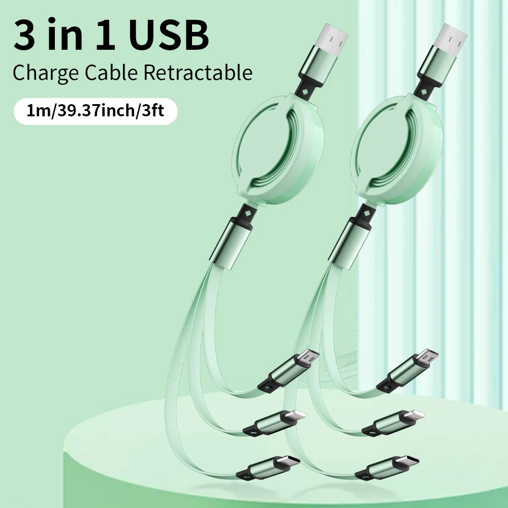 3 In 1 Green Retrac…