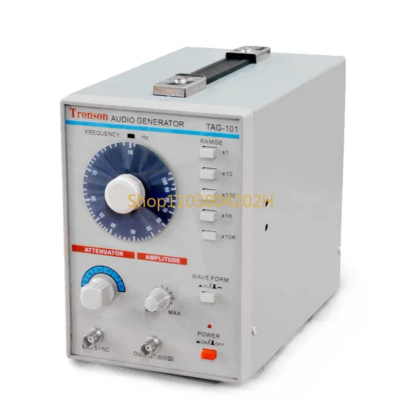 AC 100-240V TAG-101 Low Frequency Audio Signal Generator Signal Source 10Hz-1MHz