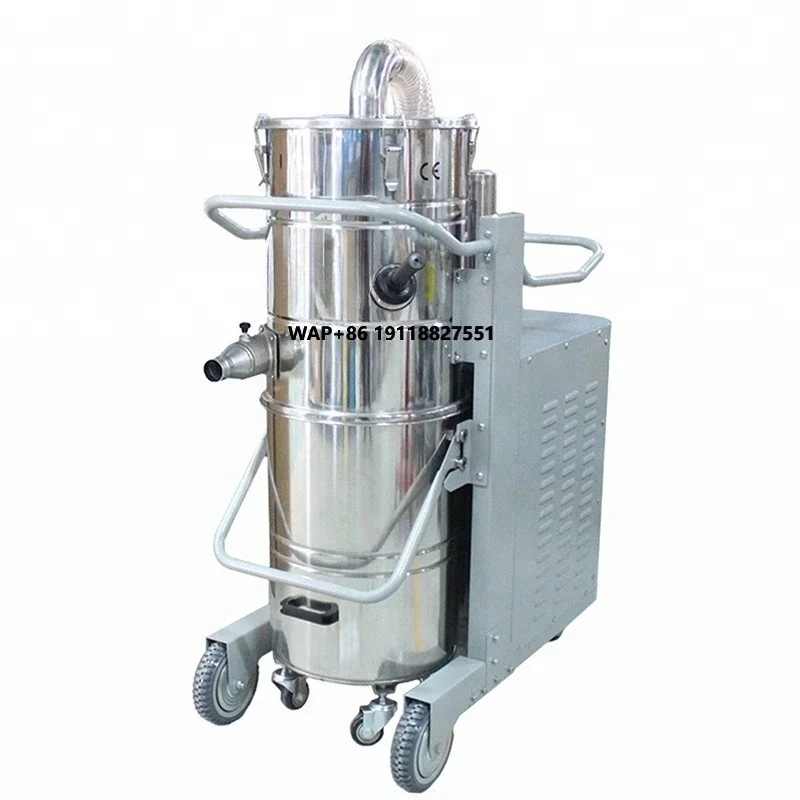 

AM3010 3kW Three Phase Industrial Vacuum Cleaner for Solid and Liquid with Filter Cleaning Rod