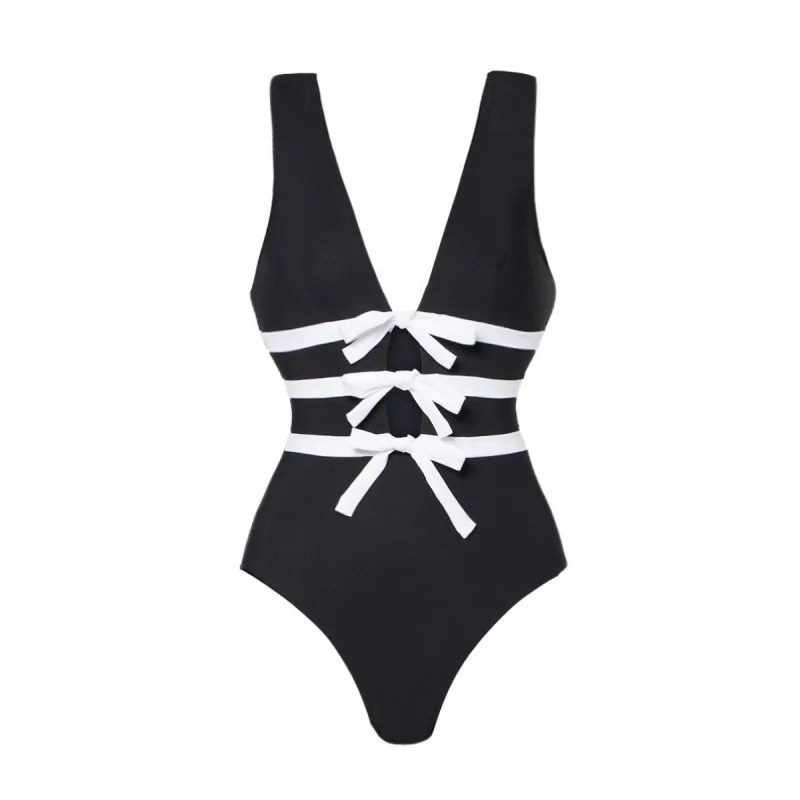 Maillot de bain une pièce, Design haut de gamme, imprimé Floral, à volants, amincissant, vacances, Sexy, décolleté en V profond, pour femmes, 2025