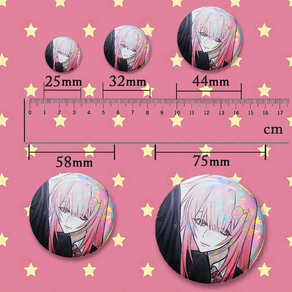 L-Lovity x Z-Zorya Badges Round Itabag Decoration IP Peripheral Products 58mm 44mm 32mm 75mm 25mm Mini