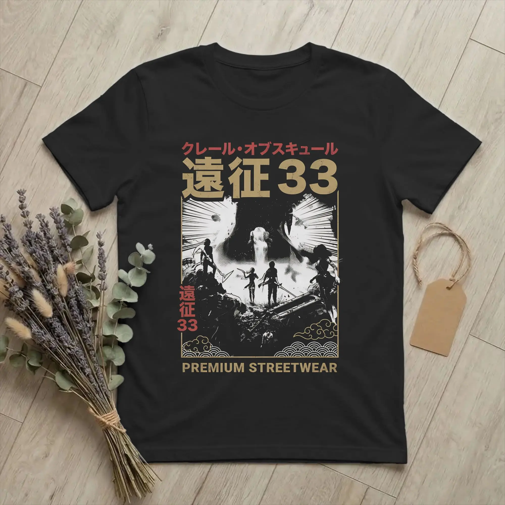 Funny Clair Obscur Expedition 33 Tshirts For Men Women Cotton Short Sleeve  Crewneck Summer Top Tee