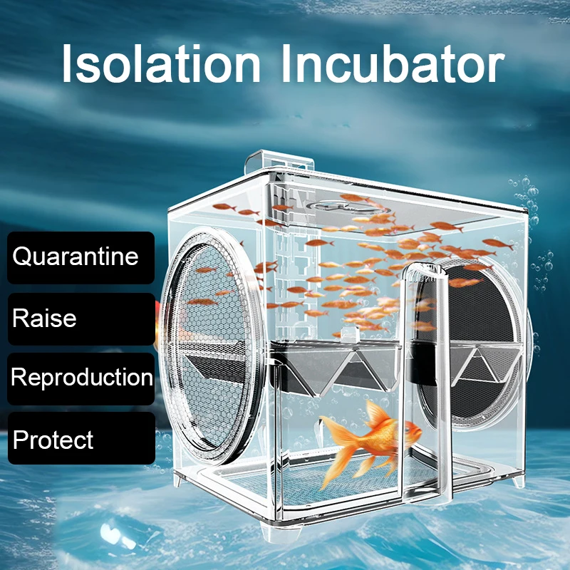 Izolacja akwarium Wylęgarnia Pudełko do smażenia w nieszczelnym Naścienny inkubator z zawieszeniem Pokój przepuklinny