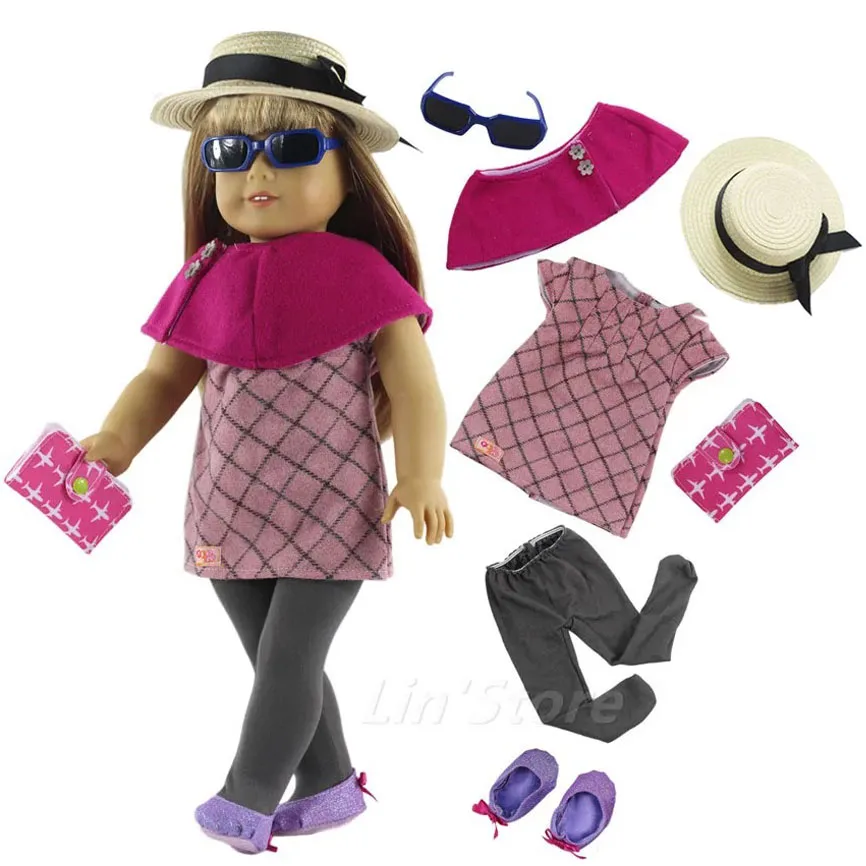 Vêtements de poupée de 18 pouces, plusieurs styles au choix, pour poupée américaine ou notre génération, accessoires de poupée de 18 pouces # 4  26