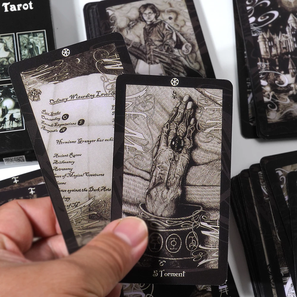 The HP Tarot 78 Tarot Deck Light Seer\'s Tarot Divination Tools The Rider Waiter Tarot Deck