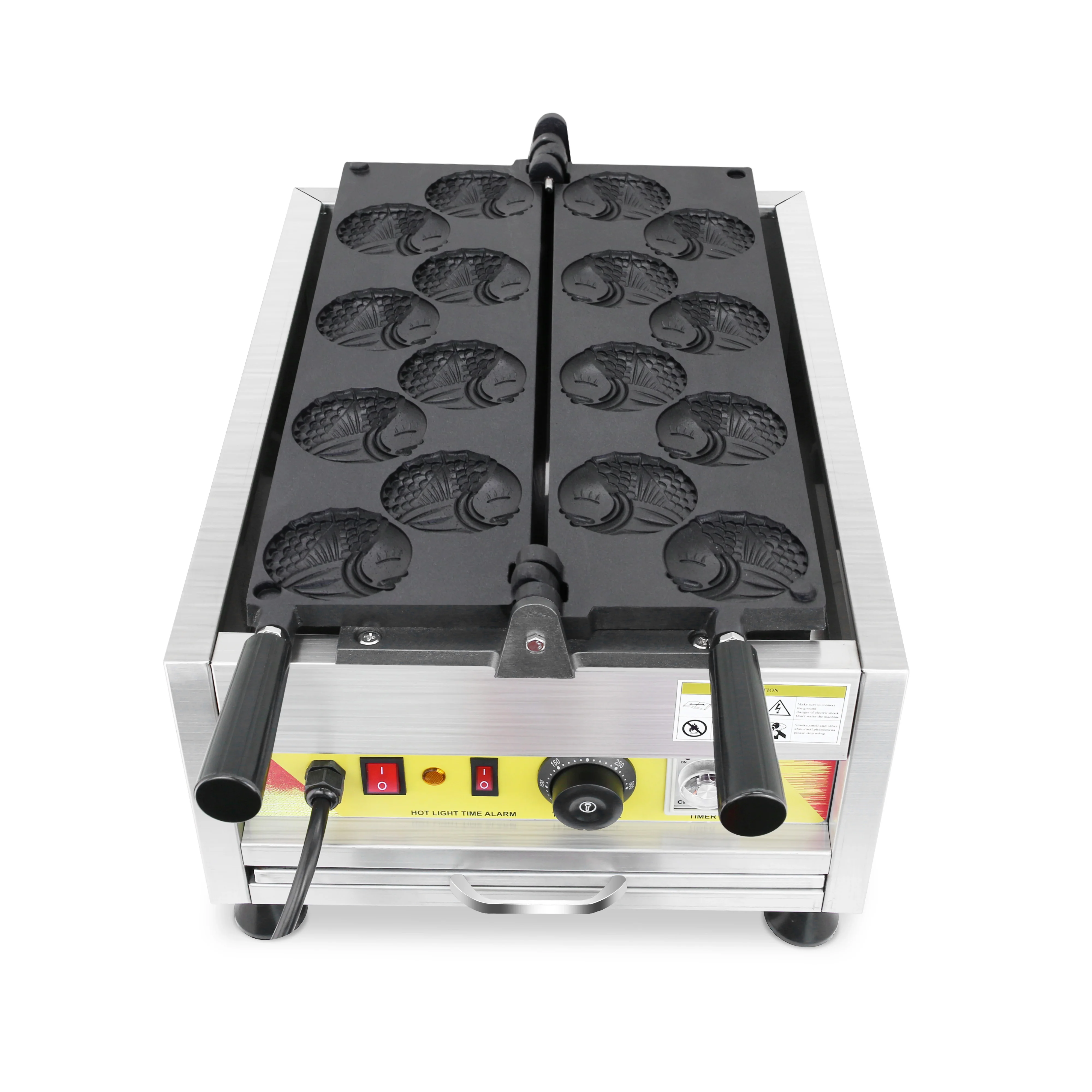 Commerical new design round fish shapes taiyaki waffle making machine altre macchine per snack