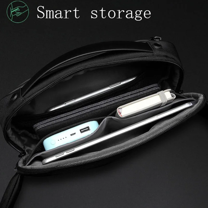 Shoulder bag Men Multifunction Fashion Waterproof Travel Pack Messenger Crossbody Sling Chest Bag Pack For Male Women Female