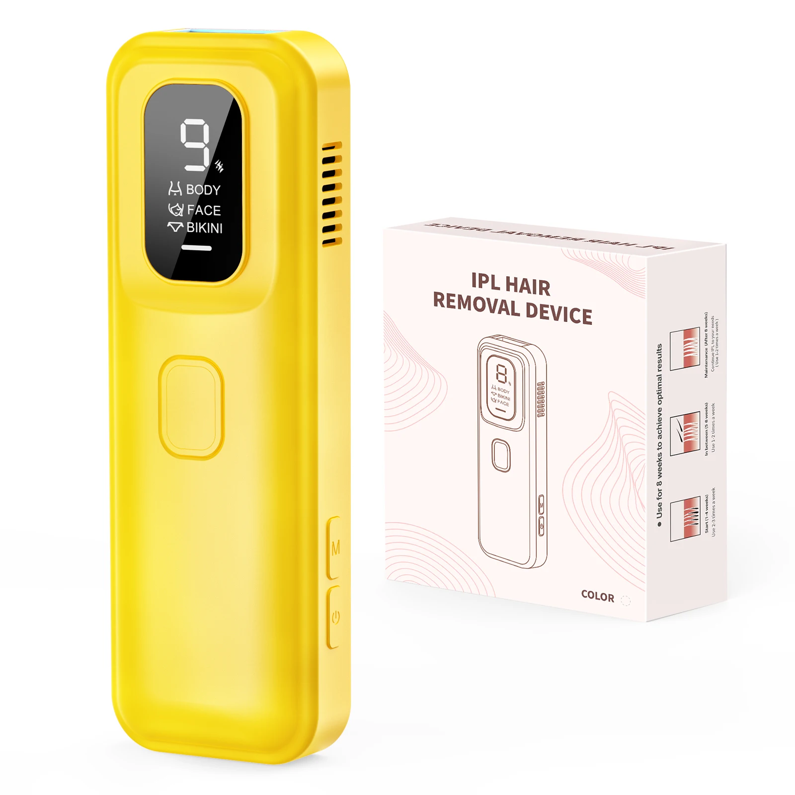 IPL Laser Ontharingsapparaat Ijskoeling 3-in-1 Pijnloos 16J Photoepilator Permanent Hele Lichaam Thuisbehandeling voor Mannen en Vrouwen