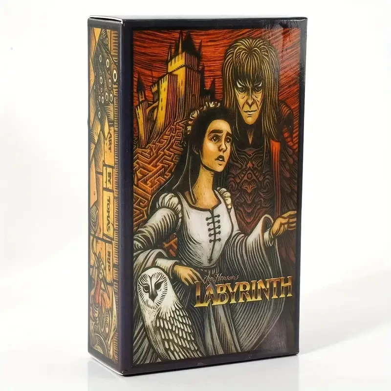 New Labyrinth Tarot Card Game Maze Tarot English Card Game - Unique Maze Design - 78 Cards - For Tarot Enthusiasts & Game Lovers