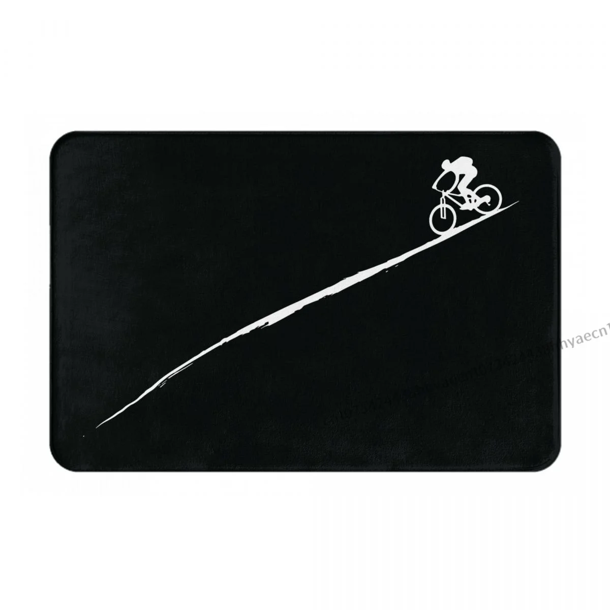 Mountain Bike MTB Cycling Bath Mat Downhill Cyclist Doormat Kitchen Carpet Entrance Door Rug Home Decor